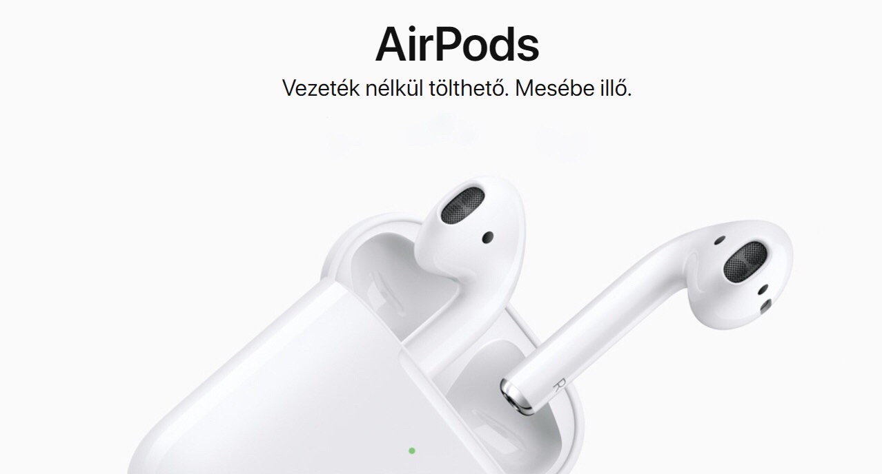 Nem áll le az Apple; itt az AirPods 2!